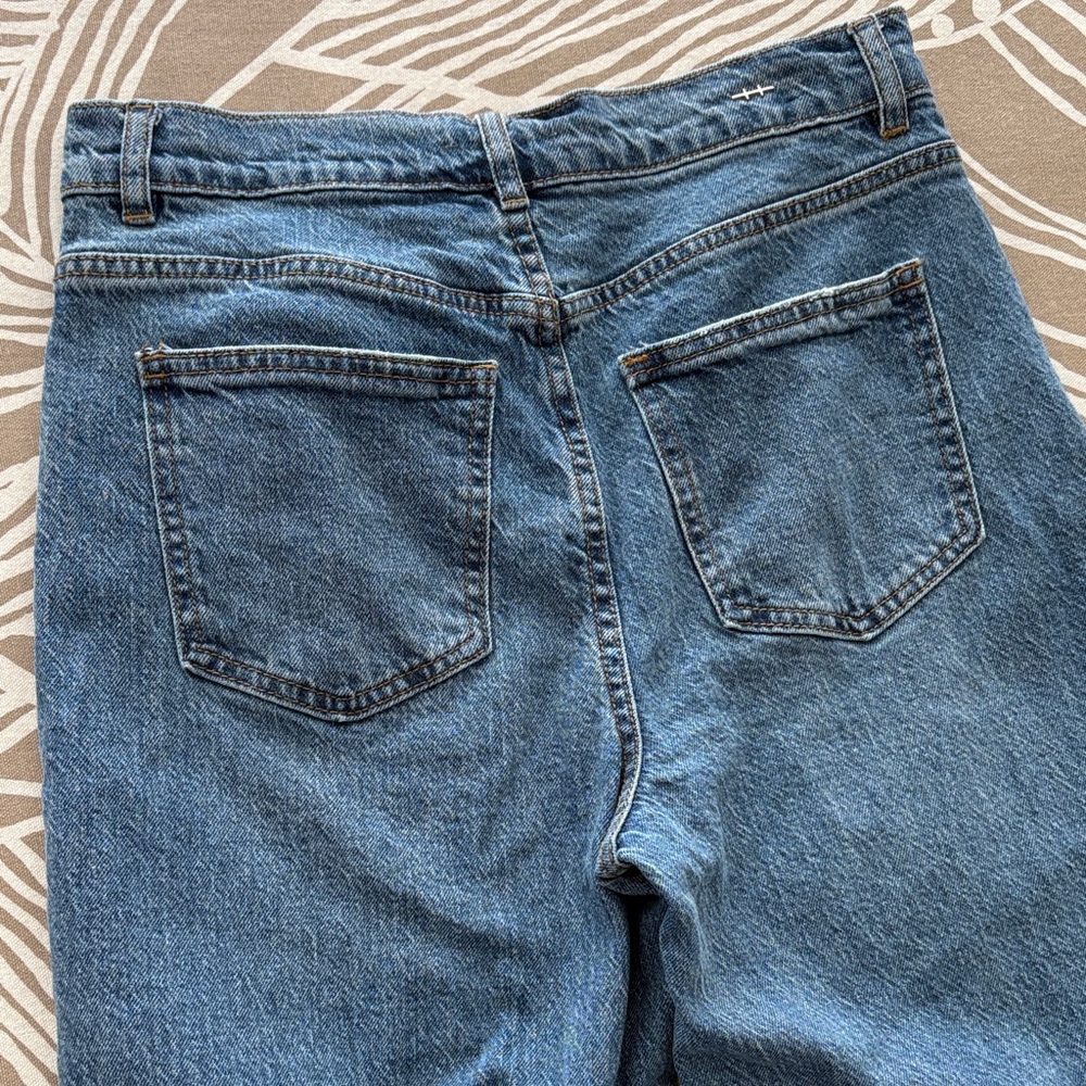 Habitual Two-Tone Blue Flare Jeans - Picture 3 of 8